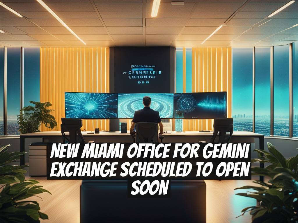 New Miami Office for Gemini Exchange Scheduled to Open Soon