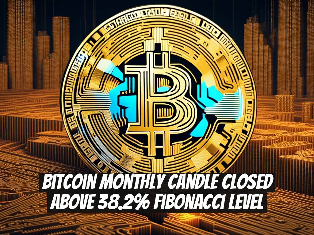 Bitcoin Monthly Candle Closed Above 38.2% Fibonacci Level