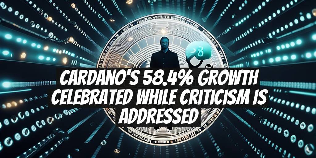 Cardano's 58.4% Growth Celebrated While Criticism is Addressed