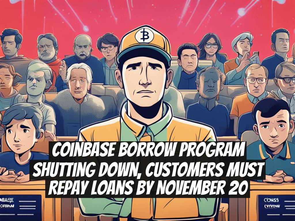 Coinbase Borrow Program Shutting Down, Customers Must Repay Loans by November 20