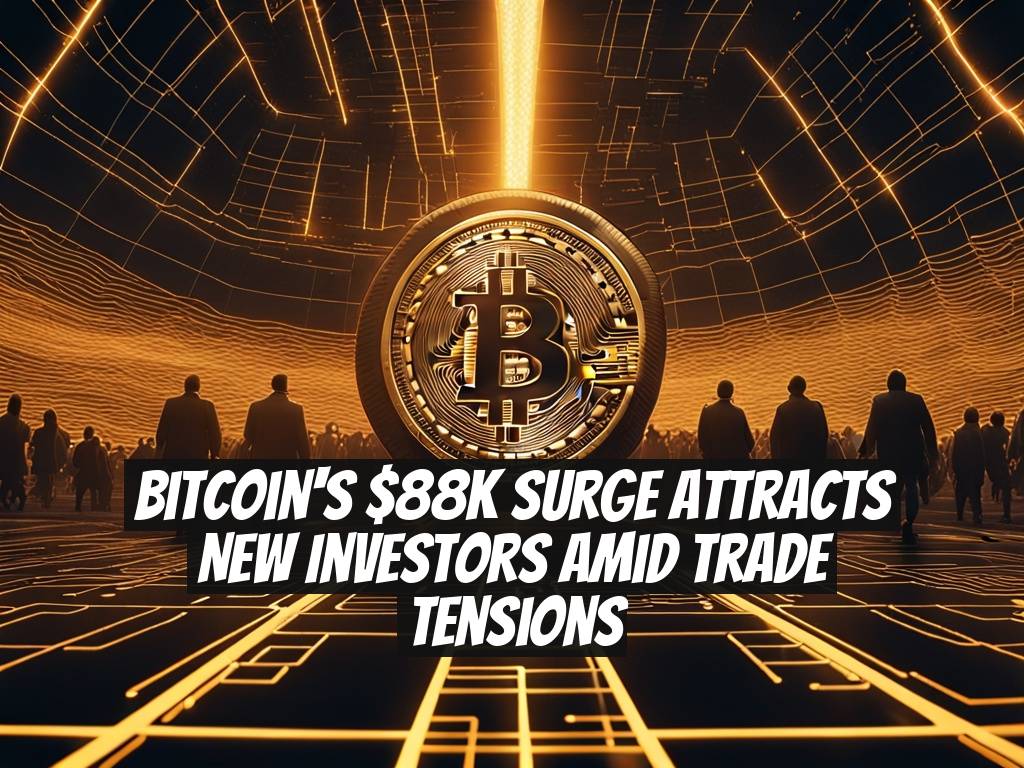 Bitcoin's $88K Surge Attracts New Investors Amid Trade Tensions