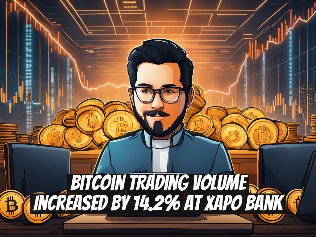 Bitcoin Trading Volume Increased by 14.2% at Xapo Bank
