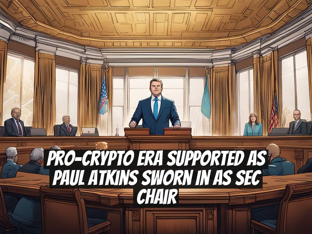 Pro-Crypto Era Supported as Paul Atkins Sworn in as SEC Chair