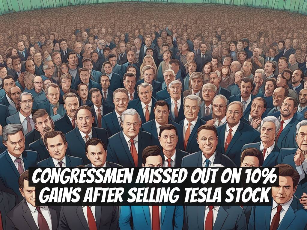 Congressmen Missed Out on 10% Gains After Selling Tesla Stock