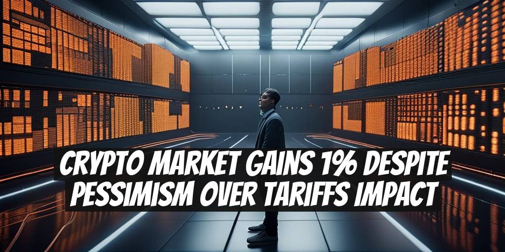 Crypto Market Gains 1% Despite Pessimism Over Tariffs Impact