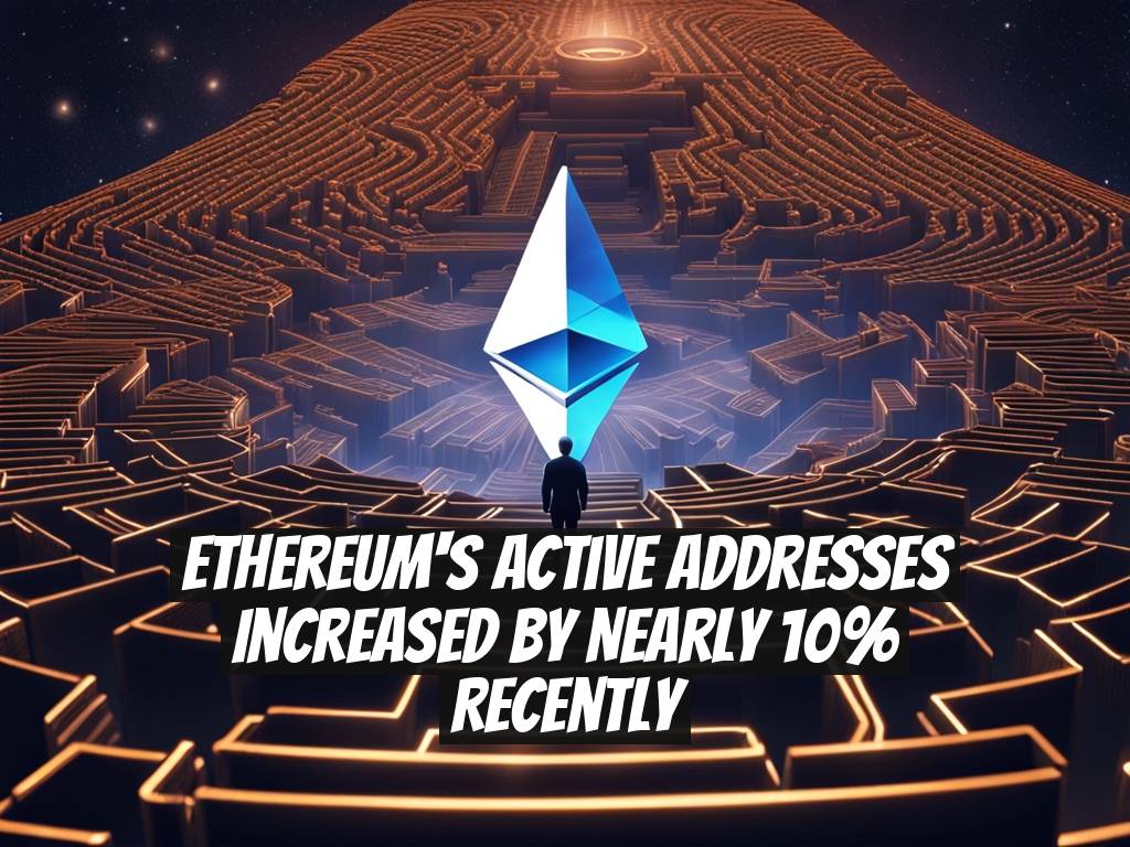 Ethereum's Active Addresses Increased by Nearly 10% Recently