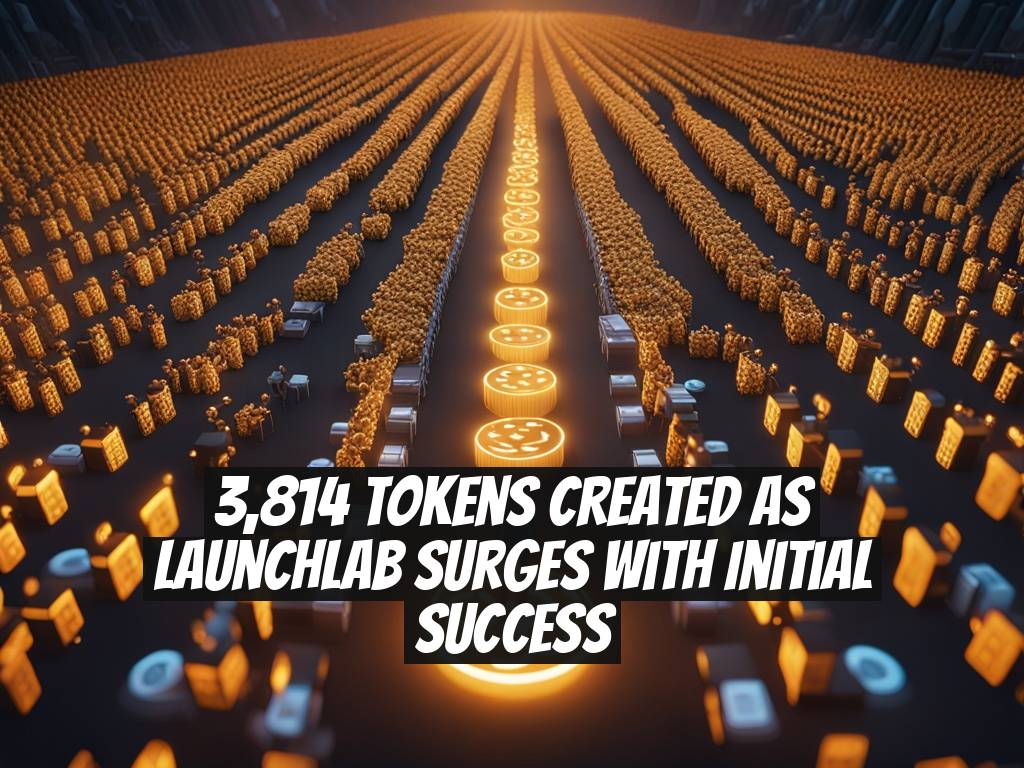 3,814 Tokens Created as LaunchLab Surges with Initial Success
