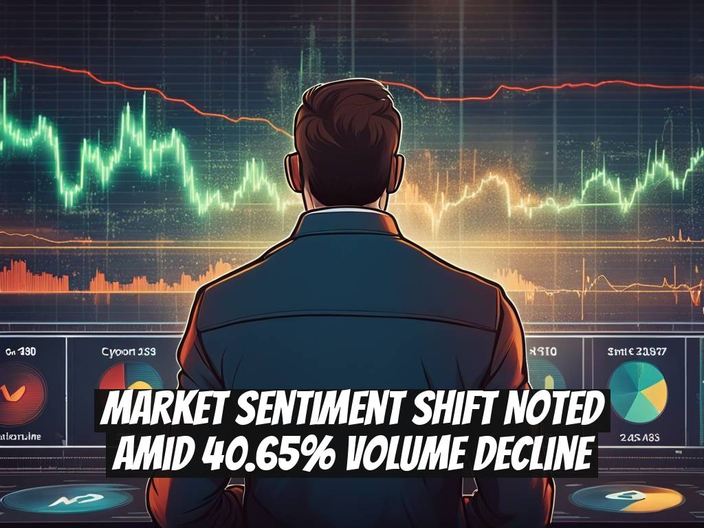 Market Sentiment Shift Noted Amid 40.65% Volume Decline