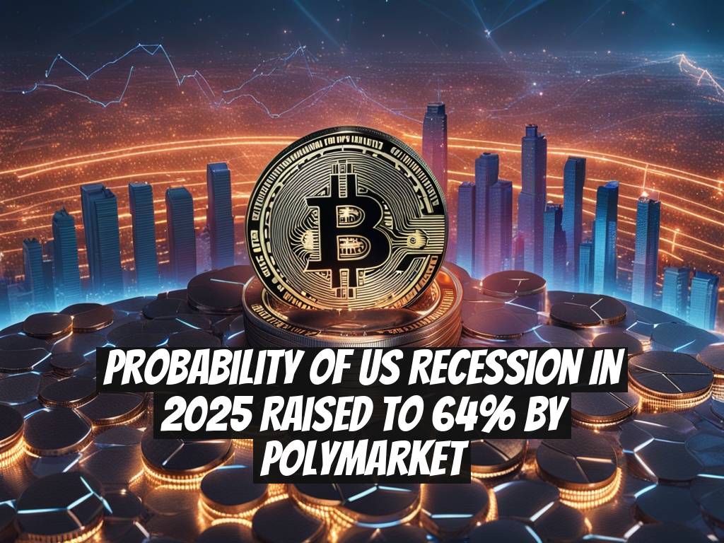 Probability of US Recession in 2025 Raised to 64% by Polymarket