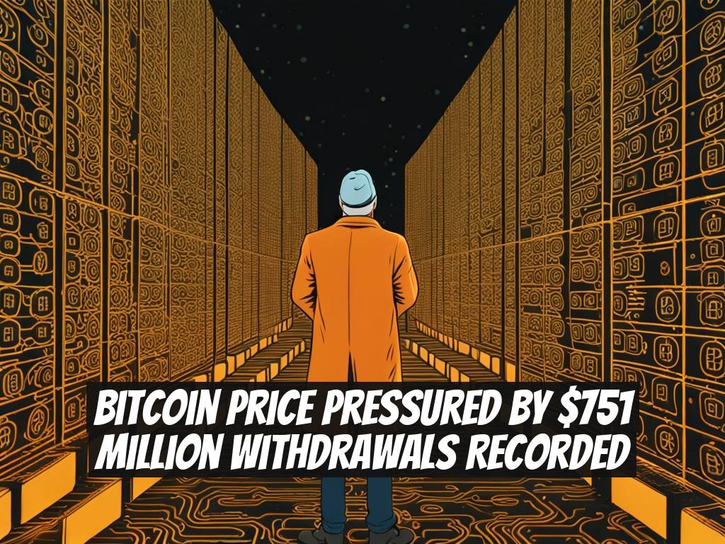 Bitcoin Price Pressured by $751 Million Withdrawals Recorded