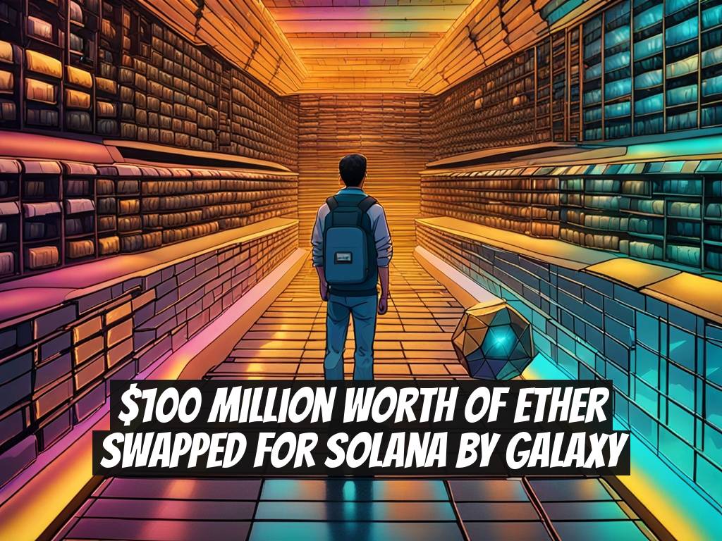 $100 Million Worth of Ether Swapped for Solana by Galaxy