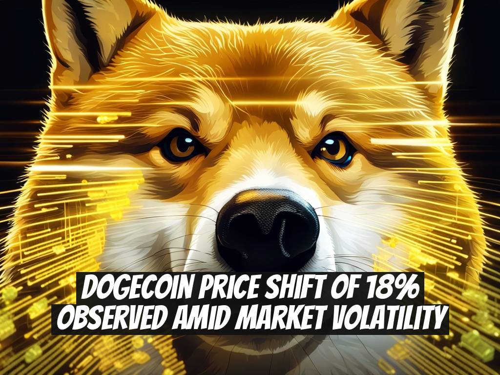 Dogecoin Price Shift of 18% Observed Amid Market Volatility