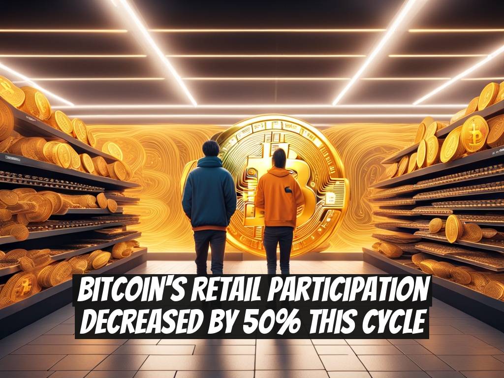 Bitcoin's Retail Participation Decreased by 50% This Cycle