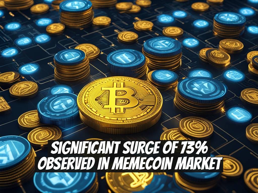 Significant Surge of 73% Observed in Memecoin Market