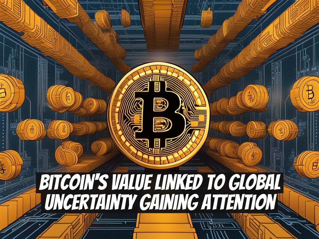 Bitcoin's Value Linked to Global Uncertainty Gaining Attention