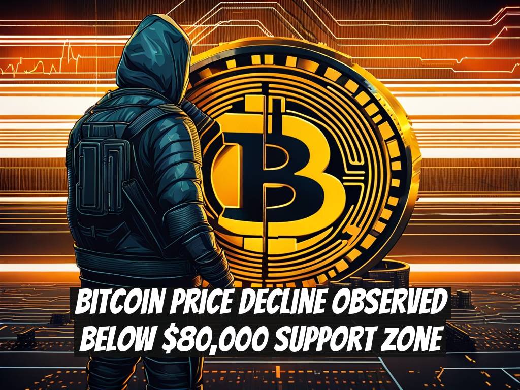 Bitcoin Price Decline Observed Below $80,000 Support Zone