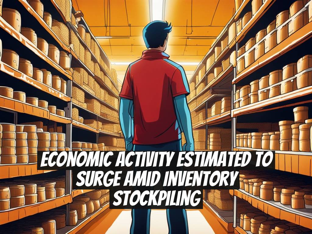 Economic Activity Estimated to Surge Amid Inventory Stockpiling