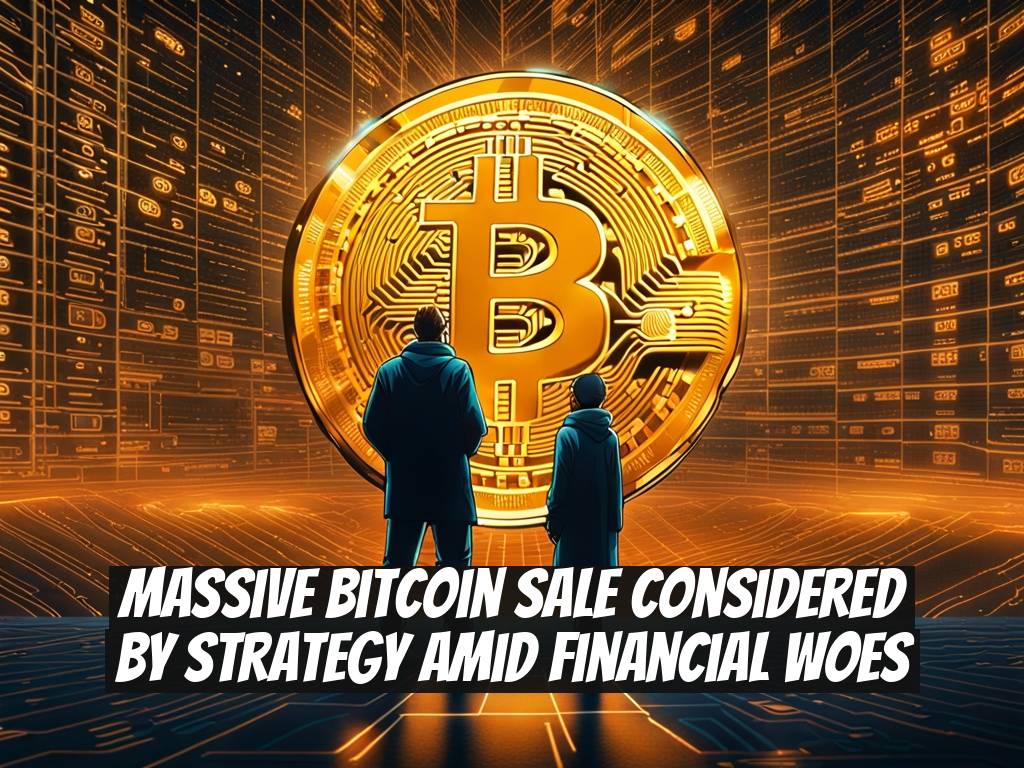 Massive Bitcoin Sale Considered by Strategy Amid Financial Woes