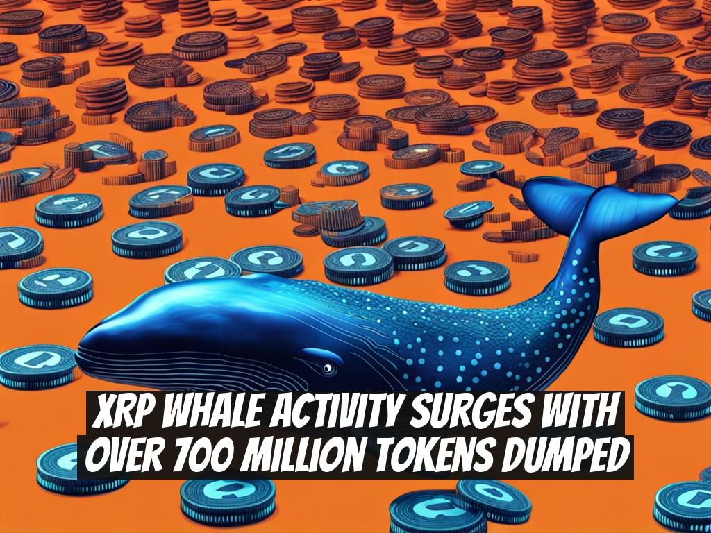 XRP Whale Activity Surges with Over 700 Million Tokens Dumped