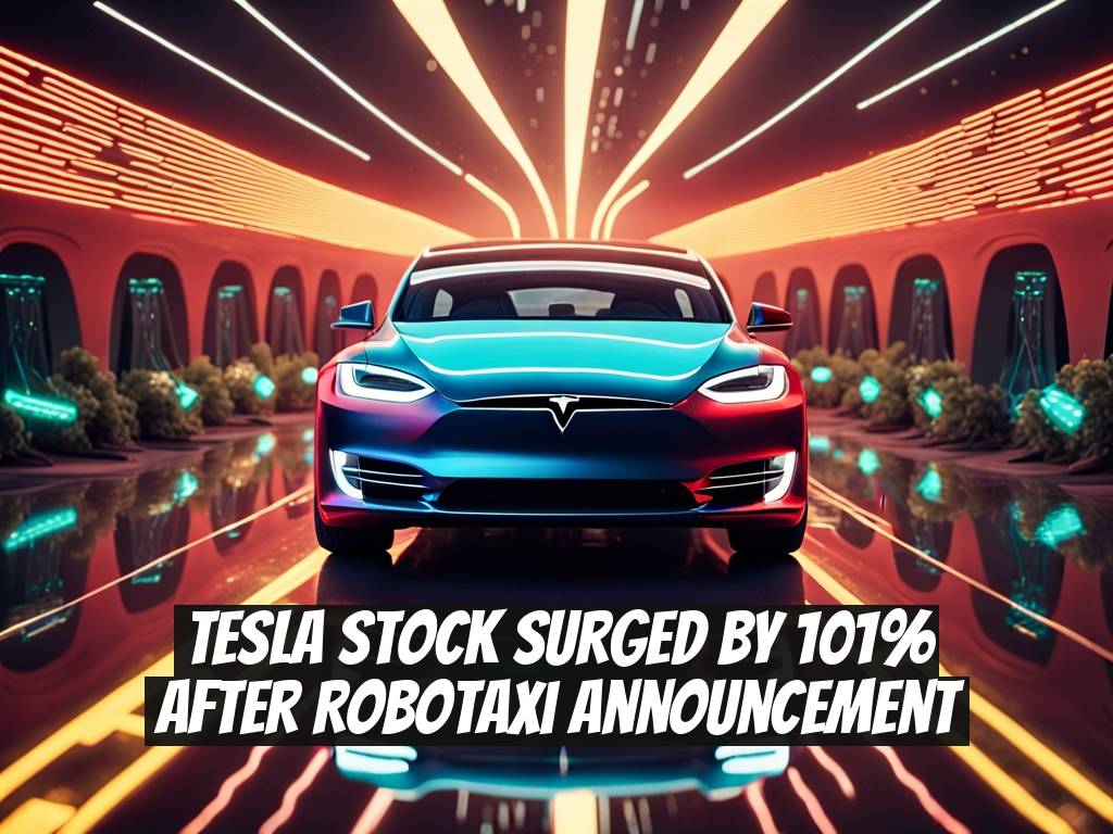 Tesla Stock Surged by 101% After Robotaxi Announcement