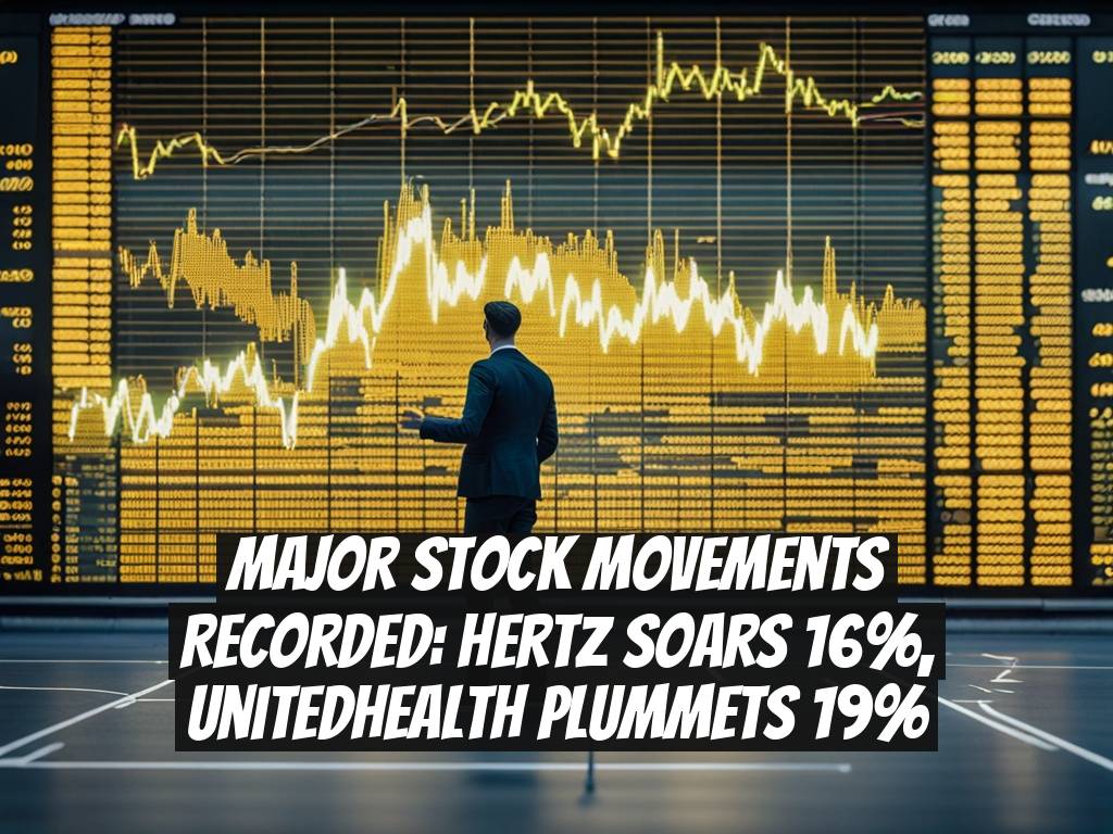 Major Stock Movements Recorded: Hertz Soars 16%, UnitedHealth Plummets 19%