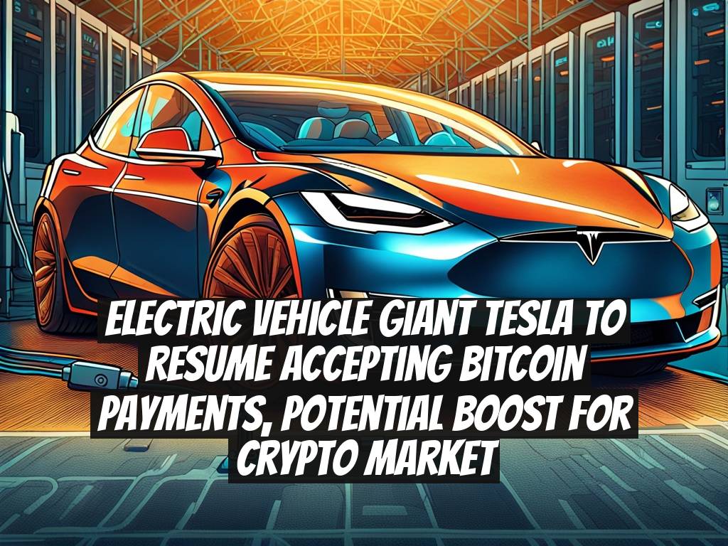 Electric Vehicle Giant Tesla to Resume Accepting Bitcoin Payments, Potential Boost for Crypto Market