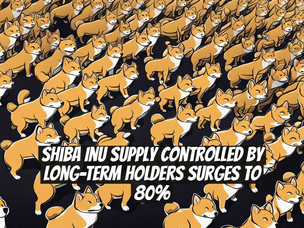 Shiba Inu Supply Controlled by Long-Term Holders Surges to 80%