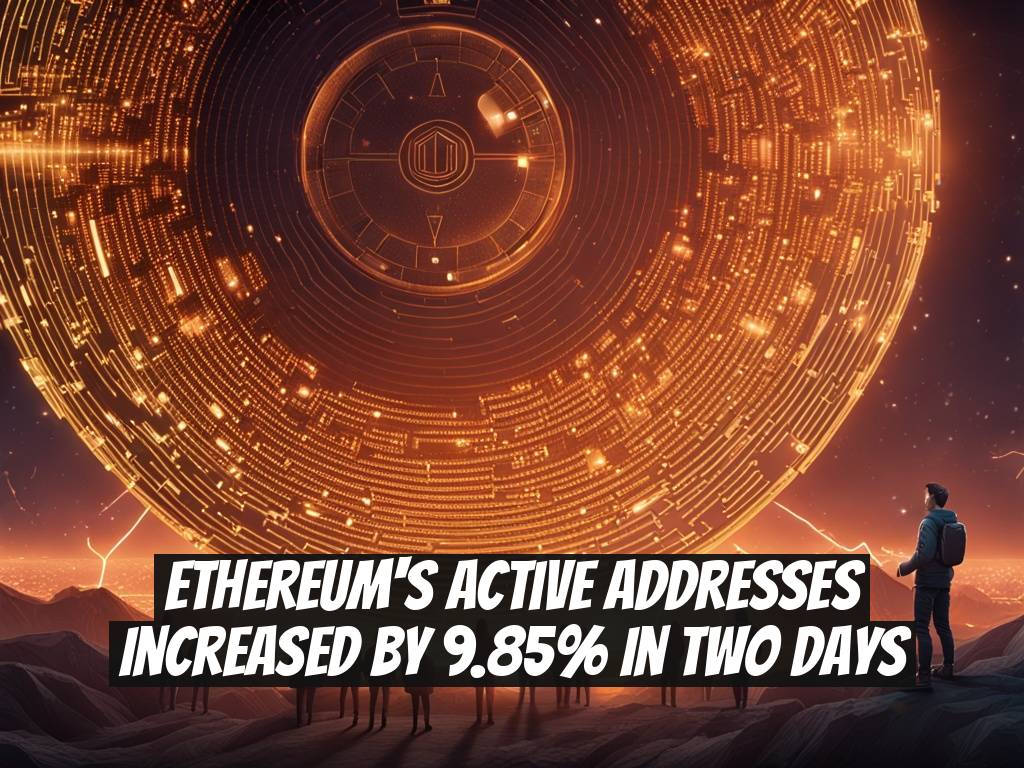 Ethereum's Active Addresses Increased by 9.85% in Two Days