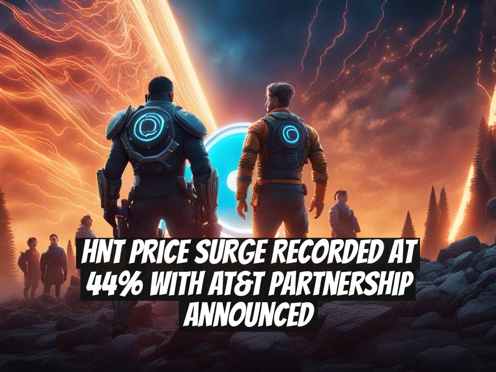 HNT Price Surge Recorded at 44% with AT&T Partnership Announced