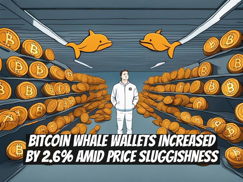 Bitcoin Whale Wallets Increased by 2.6% Amid Price Sluggishness