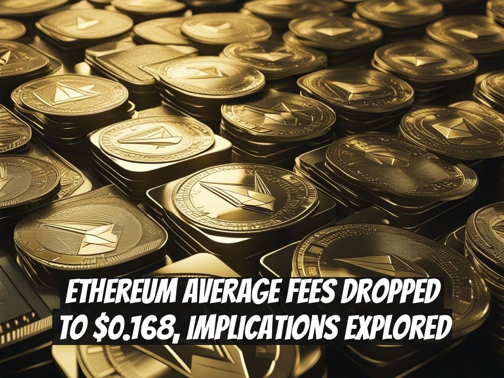 Ethereum Average Fees Dropped to $0.168, Implications Explored