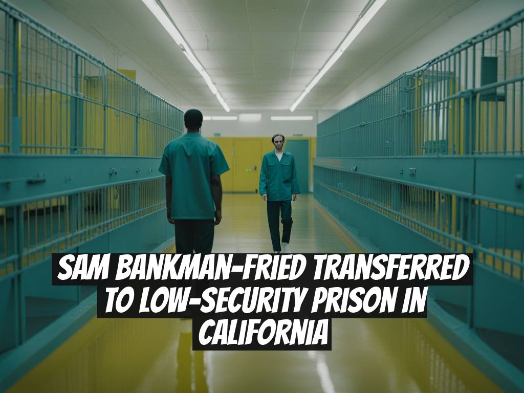 Sam Bankman-Fried Transferred to Low-Security Prison in California
