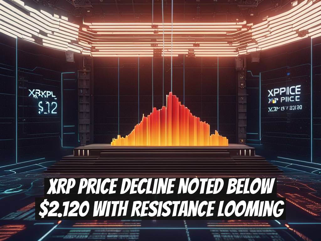 XRP Price Decline Noted Below $2.120 with Resistance Looming