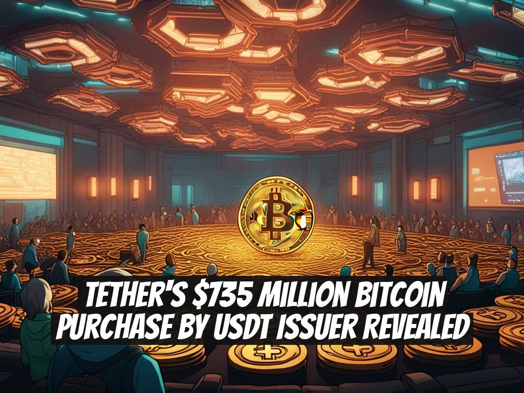Tether's $735 Million Bitcoin Purchase by USDT Issuer Revealed