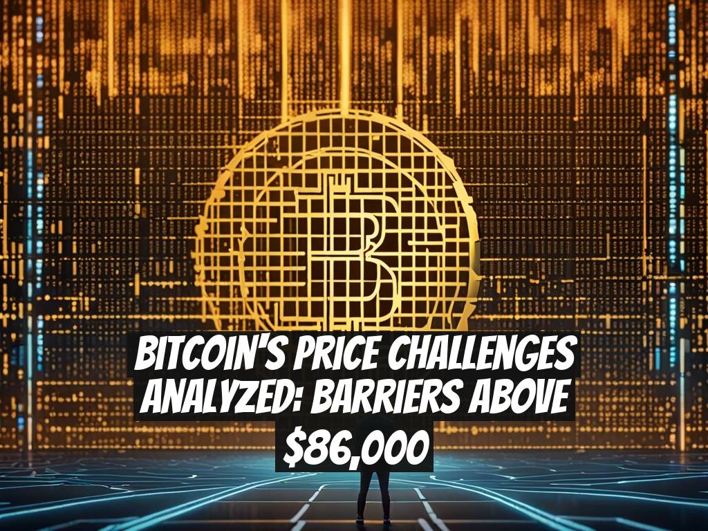 Bitcoin's Price Challenges Analyzed: Barriers Above $86,000