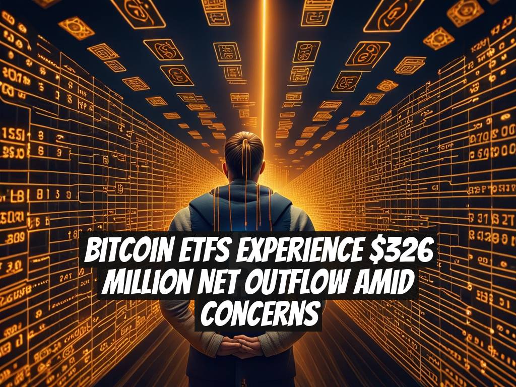 Bitcoin ETFs Experience $326 Million Net Outflow Amid Concerns