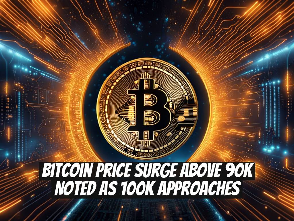 Bitcoin Price Surge Above 90K Noted as 100K Approaches
