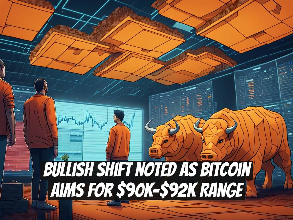 Bullish Shift Noted as Bitcoin Aims for $90K-$92K Range