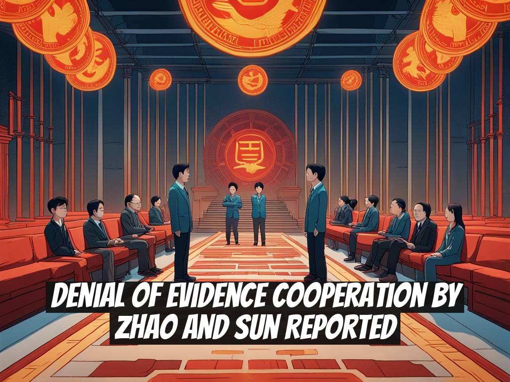 Denial of Evidence Cooperation by Zhao and Sun Reported