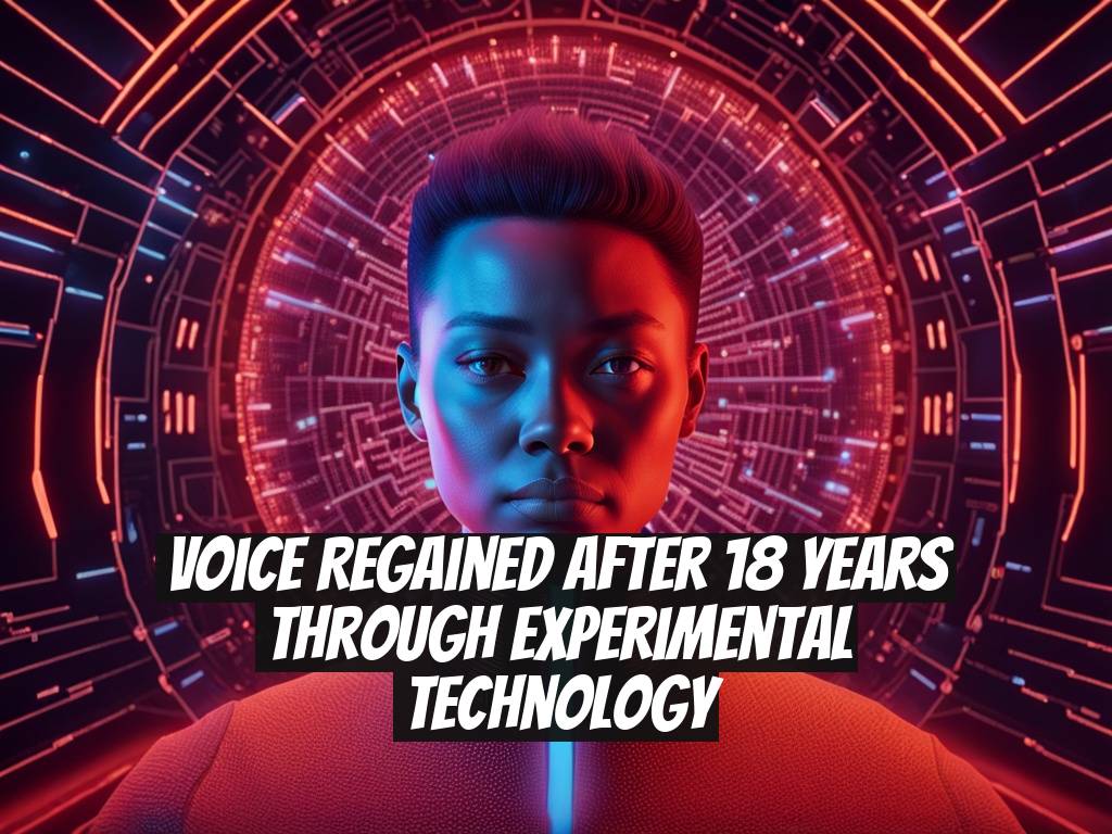 Voice Regained After 18 Years Through Experimental Technology
