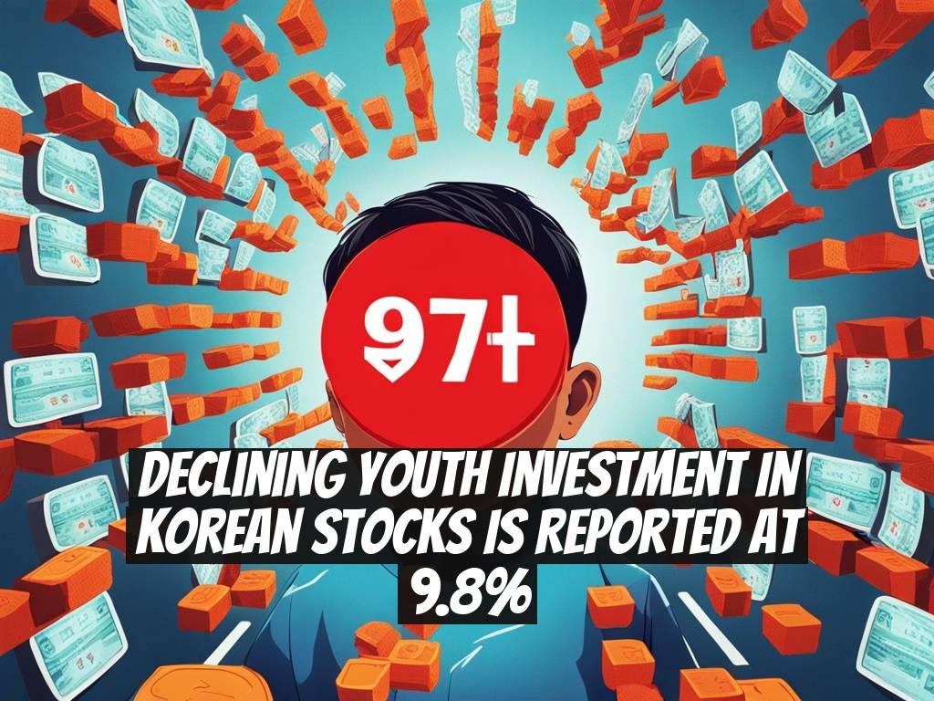Declining Youth Investment in Korean Stocks Is Reported at 9.8%