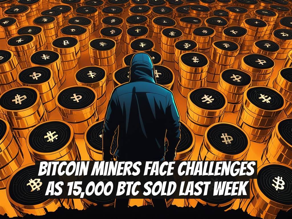 Bitcoin Miners Face Challenges as 15,000 BTC Sold Last Week