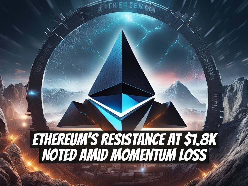 Ethereum's Resistance at $1.8K Noted Amid Momentum Loss