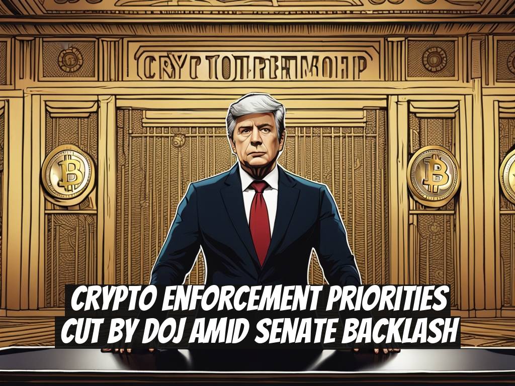 Crypto Enforcement Priorities Cut by DOJ Amid Senate Backlash