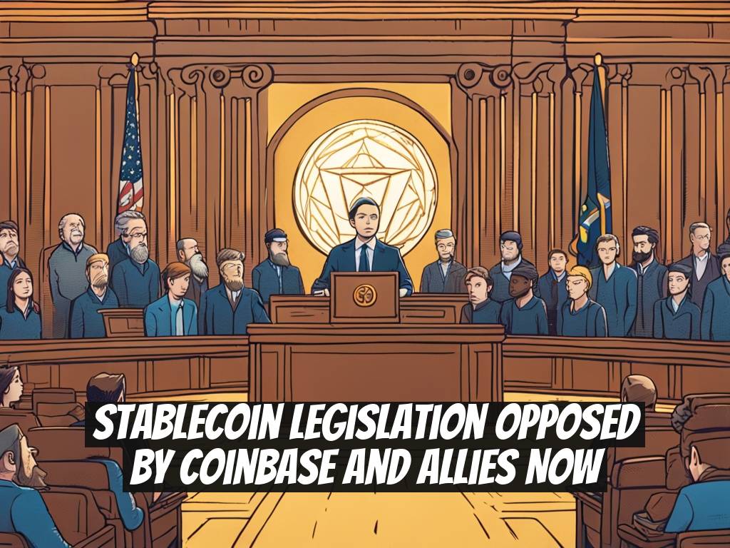 Stablecoin Legislation Opposed by Coinbase and Allies Now