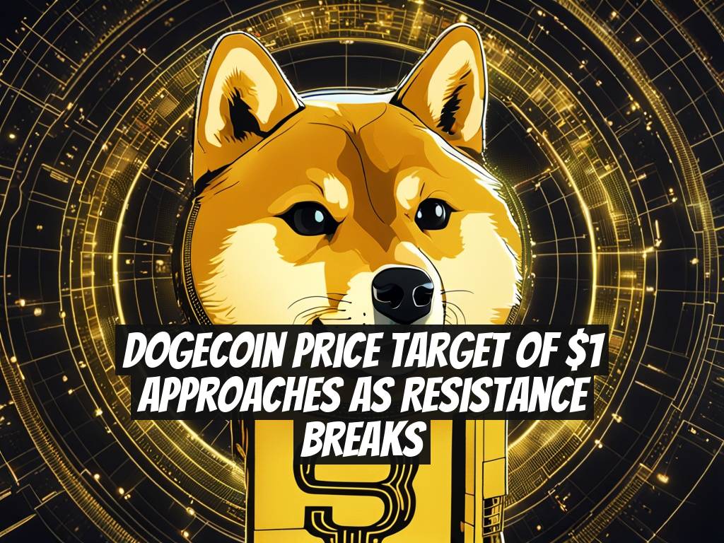 Dogecoin Price Target of $1 Approaches as Resistance Breaks