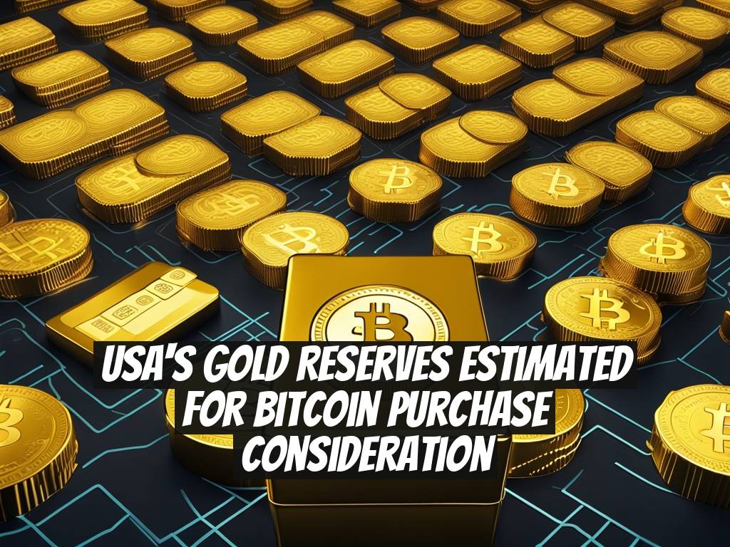 USA's Gold Reserves Estimated for Bitcoin Purchase Consideration