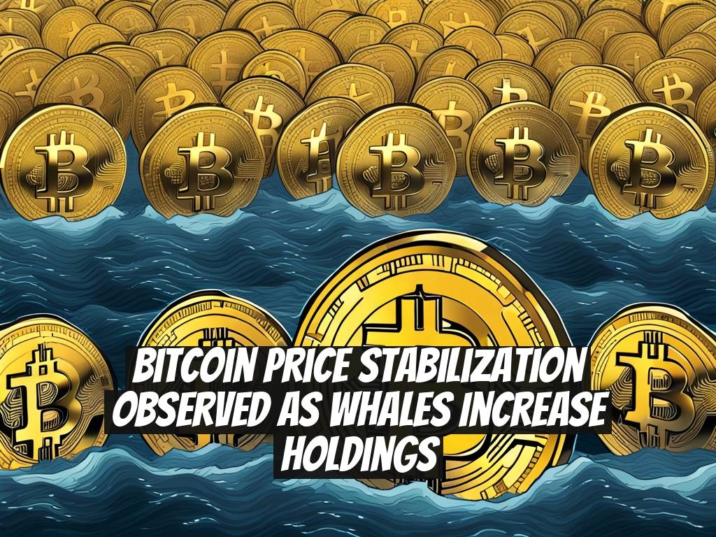 Bitcoin Price Stabilization Observed as Whales Increase Holdings