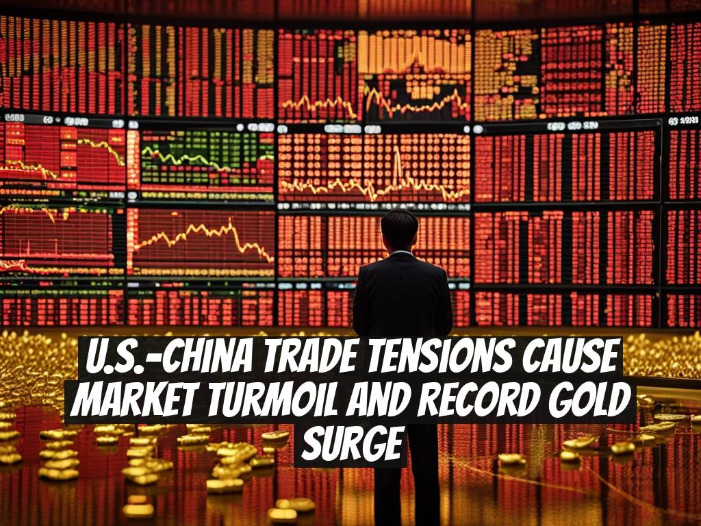U.S.–China Trade Tensions Cause Market Turmoil and Record Gold Surge