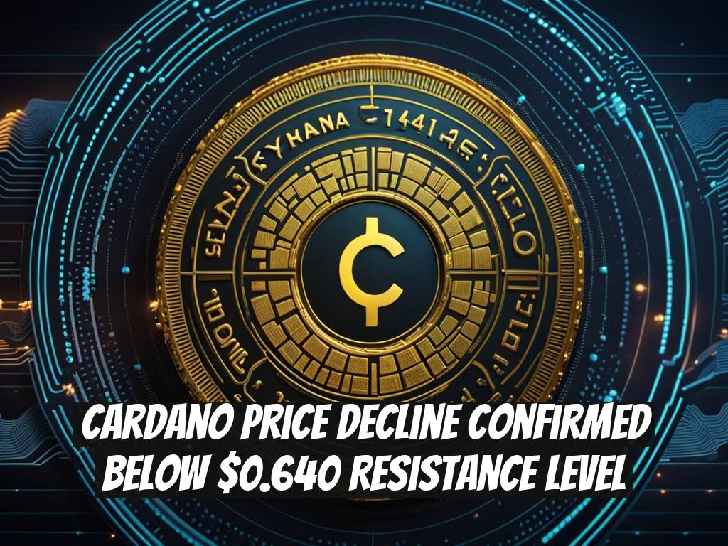 Cardano Price Decline Confirmed Below $0.640 Resistance Level